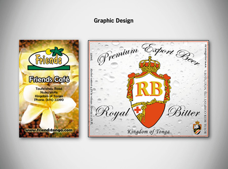 Graphic design and Print, Kingdom of Tonga